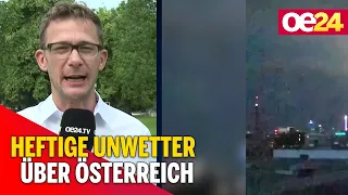 Unwetter in Österreich: 100.000 Blitze in Österreich eingeschlagen