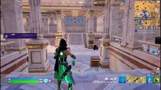 Defeating Zeus in Fortnite