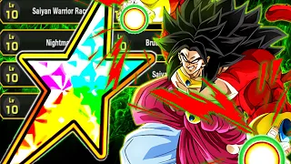 THE SUPER SAIYAN 4 DEMON!! 100% LINK LEVEL 10 SHOWCASE SUPER SAIYAN 4 BROLY! (DBZ: Dokkan Battle)