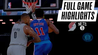 Trail Blazers vs Nets Full Game Highlights! April 30, 2021 NBA Season | NBA 2K21 Modded Simulation