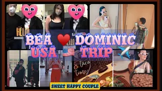 BEA ALONZO AT DOMINIC ROQUE MAGKASAMA SA AMERIKA || HAPPY COUPLE || TSV 672