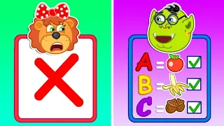 Learn Your ABC's with Lion Family | Kids Stories | Cartoon for Kids