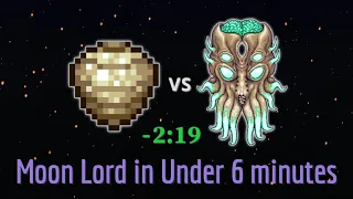 Terraria Moon Lord in 5:56 - Journey mode Speedrun [Former WR]