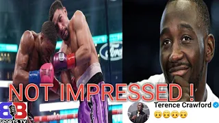 (WHOA) TERENCE CRAWFORD REACTS TO ERROL SPENCE VICTORY OVER DANNY GARCIA ! "I'M WAS NOT IMPRESSED"