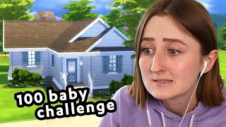 building a PERFECT house for the 100 baby challenge