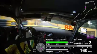 Macau 2023 Onboard Mercedes-AMG GT3 Evo (Raffaele Marciello) Macau Lap Record