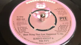 Gladys Knight & The Pips - Best Thing That Ever Happened To Me (1974 7" Single)