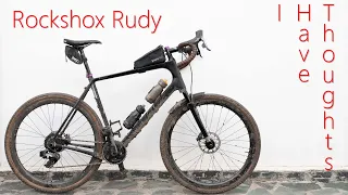 Rockshox Rudy Initial impressions - a bit mehhh