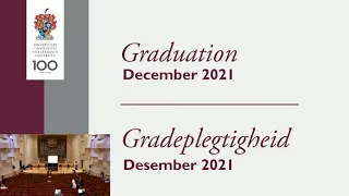 Graduation 2021 (Dec): Medicine and Health Sciences