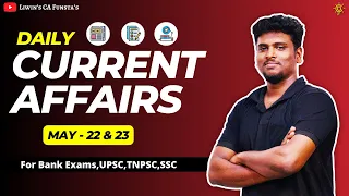 🔴 Live | 🔥 Daily Current Affairs 2024 | 📚 May - 22 & 23 | Mr Liwin