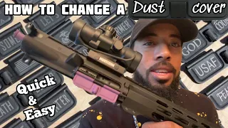 How to change your AR15 dust cover for dummies