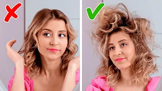 FUNNY Problems Every Girl Can Relate 💆🏼‍♀️ || Beauty & Cloth Hacks 💖