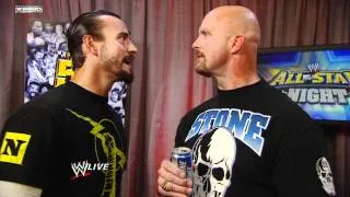 CM Punk confronts "Stone Cold" Steve Austin: Raw, June 13, 2011