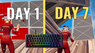 1 WEEK Fortnite Controller to Keyboard and Mouse Progression (controller to KBM)