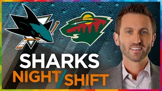 Sharks dig a hole & come back in Wild's 8th straight win