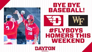 BYE BYE BASEBALL! All Dayton Baseball Homers vs. No. 1 Wake Forest