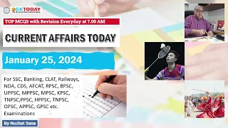 25 JANUARY 2024 Current Affairs by GK Today | GKTODAY Current Affairs - 2024