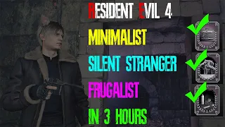 How To Get Minimalist, Silent Stranger, and Frugalist All in One Go (FULL GAME)