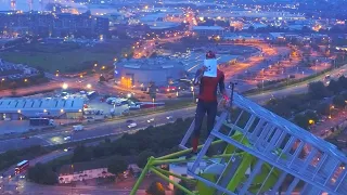 Daredevil Climbs For Inspiring Message