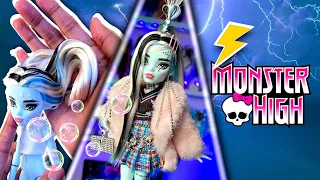 FRANKIE!! | Monster High G3 💙Frankie Stein⚡️ Unboxing+Hair Wash+Restyle! @MonsterHigh