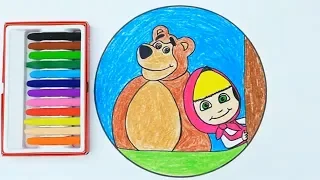 BEAR WITH HOG - MASHA AND BEAR - ماشا والدب - маша и медведь - Mascha Und Der Bär - PAINTING