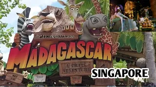 Madagascar ride || universal studios || Singapore#naanveshana