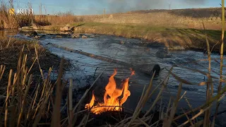 Oil spill dirties river east of Syria's Qamishli