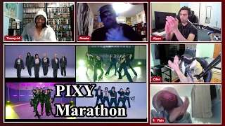 KPOP REACTION: PIXY Mini-Marathon | The Moon | Addicted | Bewitched | VILLAIN | '안부'