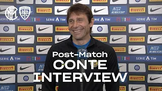 INTER 1-0 CAGLIARI | ANTONIO CONTE EXCLUSIVE INTERVIEW: "No calculations" [SUB ENG] 🎙️⚫🔵