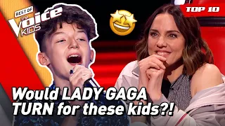 BEST Covers of LADY GAGA in The Voice KIDS! 🤩 | Top 10