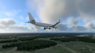 Тест X-plane-12. UUWW (Внуково). Ту-204. Landing