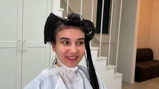 ASMR JAPANESE TRADITIONAL BRIDAL HAIR-STYLE IN TOKYO, JAPAN (SOFT SPOKEN)