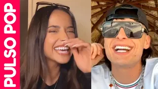 BECKY G y PESO PLUMA hablan de CHANEL en Instagram Live (Completo)