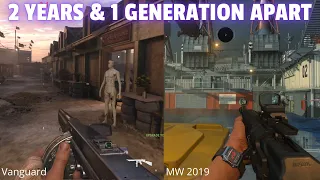 Call of Duty Vanguard vs Modern Warfare 2019 | side by side comparison | No Commentary