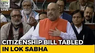 Home Minister Amit Shah Today Introduced The Citizenship Amendment Bill in the Lok Sabha