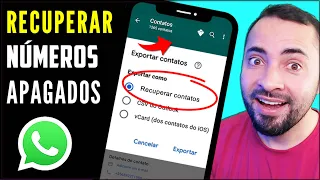 ✅ NEW! How to RECOVER DELETED WhatsApp CONTACTS (Android and iPhone)