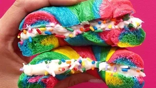 How to Make Rainbow Bagels | Eat the Trend