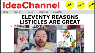 Eleventy Reasons Listicles Are Great  | Idea Channel | PBS Digital Studios