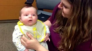 Cute Babies Hearing For The First Time Compilation || BABY VIDEOS