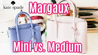 Kate Spade Mini Margaux vs. Medium Margaux | Comparing the Mini and Medium Margaux Handbag | Try On