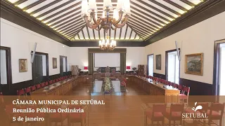 Reunião Ordinária da Câmara Municipal - 5 de janeiro de 2022