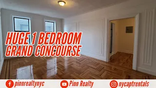 HUGE! One Bedroom Apartment For Rent In The Bronx- Grand Concourse| Bronx Apartment Tour|Pinn Realty