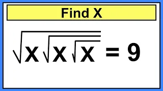 Nice  SquareRoot Math simplification |Find the Value of X? Simplify