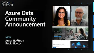 Azure Data Community Announcement | Data Exposed