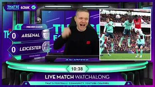 Manchester United fan Mark Goldbridge reaction to Thomas Partey goal for Arsenal vs Leicester 🤣🤣🤣