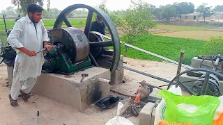 Power Engine 22hp Desi old black engine || Desi old black diesel engine || Diesel Fuel Engines