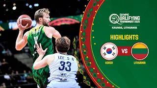 Korea - Lithuania | Full Highlights - FIBA Olympic Qualifying Tournament 2020