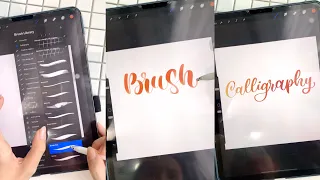 Viết Calligraphy Đẹp Bằng Procreate Trên Ipad // Happy Hidari