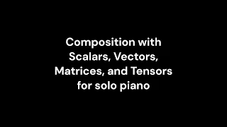 Composition with Scalars, Vectors, Matrices, and Tensors