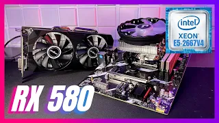 COMBINHO MANEIRO!? COLOQUEI A RX580 COM O KIT XEON E5-2667V4 - OLHA O RESULTADO DISSO...